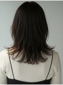 大人可愛いウルフミディ20代30代40代◎前髪あり小顔カット赤羽