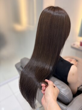 フルー 都立大学店(Fleu r) 紫外線対策に髪質改善ヘアカラー
