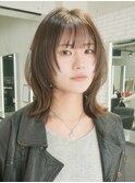 ミルクティーブロンド/ダークブルー/デジタルパーマ/表参道