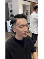 ヒラナカ 7;3ゆるふわサイドパートスタイル