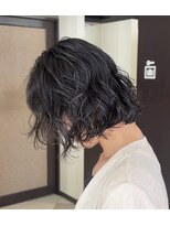 ジャパン ホンテン(JAPAN HONTEN)&nbsp;切りっぱなしボブ×パーマ