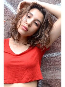 ミラバイグリーン(Mira by green) springy perm×summer style