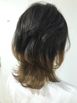 ブランチ サニー(brancH sunny) マッシュウルフグラデーションカラー