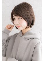 ミック ヘアアンドビューティー 大山店(miq  Hair&Beauty) 好感度大！前下がりで輪郭矯正…小顔シンプルボブ