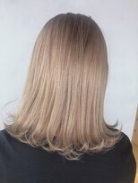 フィゼル あべのルシアス店(Aujua fizelle)&nbsp;ミルクティーカラー＊増崎彩乃