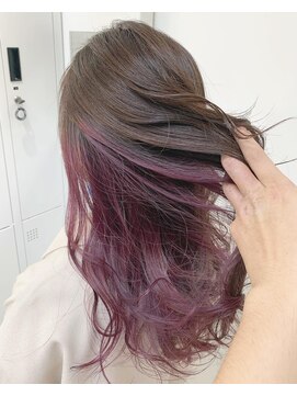 シェリ ヘアデザイン(CHERIE hair design) インナーパープル☆