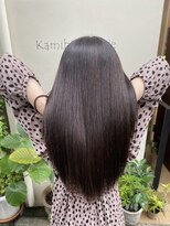 カミビト マヴィー(kamibito mavie)&nbsp;マロンベージュ×うる艶ストレート