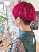 刈り上げ・ピンク