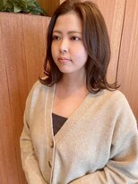 トップヘアー アヴェニュー 刈谷(TOPHAIR Avenue)&nbsp;簡単にセットできる外ハネくびれスタイル！/前髪パーマ