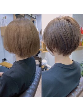 アヴァロン(AVALON) 20代30代40代／丸みショート/ひし形ショート【mag銀座】佐藤聖