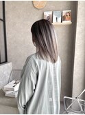 ケアブリーチで、グレーバレイヤージュ◎