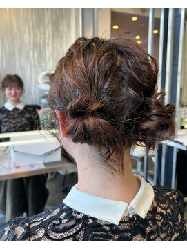 レイン(RAIN) ツインのお団子アレンジ