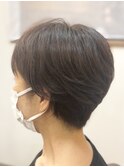 30代40代50代/大人可愛い/チョコレート/ショートヘア/百合ヶ丘