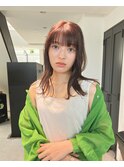 レイヤーボブ　ミディアムレイヤー　外ハネボブ