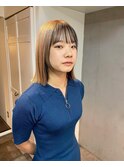 逆インナーカラーとシアグレージュ