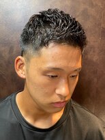 理容師　理容室　五反田　メンズ　ツイスパ　波巻き