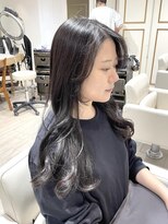 アルクバイネオリーブ 荻窪店(arc by neolive)&nbsp;韓国風顔周りレイヤーカット×アッシュブラック