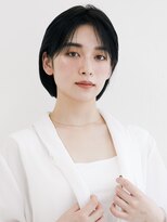 オンク 新宿(onk)&nbsp;黒髪/グレーベージュ/レイヤーロング/前髪パーマ[新宿駅]