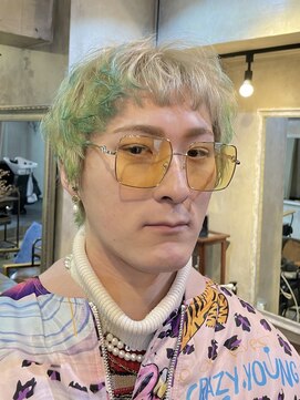 アンリ(Henri) [オカダケント]デザインカット&グラデーションデザインカラー