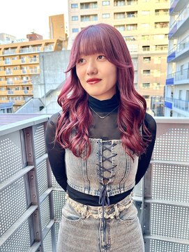 チュダック(ChuDuck) 韓国風《カシスピンク》ブリーチ/ケアブリーチ/ダブルカラー