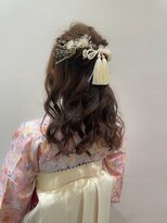 エクリジユウガオカ(equri Jiyugaoka) 【自由が丘】卒業式袴×ゆるふわハーフアップ/30代40代50代