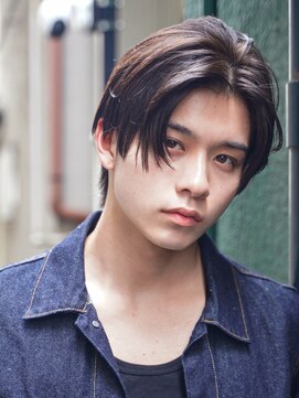 シャロン(SHARON) 【SHARON】センターパート×アッシュブラウン