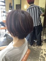 ワラティク(WARATI C)&nbsp;白髪ぼかしでレッド系カラー