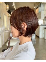 アトリエ エス atelier es HAIRDESIGN&nbsp;ショートカット/前髪あり/こなれボブ/丸みショート/ウエットヘア