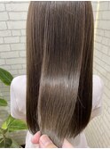 カーキ グレージュ  髪質改善トリートメント