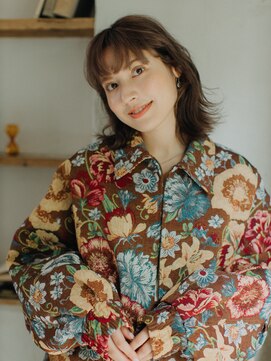 ブール 千歳烏山(bool) 大人かわいいミディアムレイヤースタイル