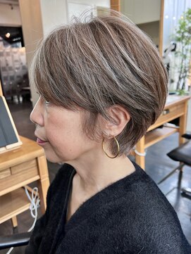 エムプラス 二子玉川(Mplus) 【脱白髪染め】透明感のある明るい白髪ぼかしB Mplusミズイデ