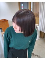 レル(lelu)&nbsp;ぱつっとbob ラベンダーブラウン