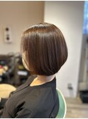 丸みボブスタイル
