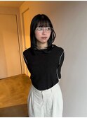 柔らかいレイヤースタイル