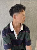 メンズショートナチュラルショートアップバングメンズ刈り上げ