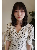 ウル(uLu.)&nbsp;韓国ヘア/レイヤースタイル/レイヤーカット/グレージュ/20代人気