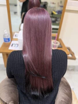 《ピンクバイオレット×エンドカラー》