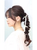 編み下ろしツイン