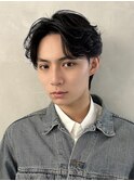 毛流れニュアンスパーマ/爽やかメンズショート