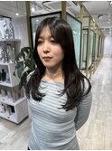 髪質改善/縮毛矯正/梅田/ミディアムレイヤー/レイヤーカット