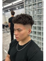 刈部倶楽舞 難波店 スキンフェード×極道パーマ