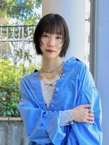 エムスラッシュ 本牧(M.SLASH)&nbsp;切りっぱなしボブ/ハッシュカット/オリーブグレージュ/本牧