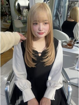 オブヘアージユウガオカ(Of HAIR Jiyugaoka) 【ハイトーン×ロングレイヤー】