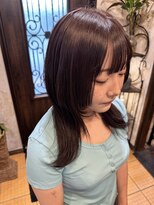 ヘアー クリエイト カルバリ(HAIR CREATE Calbari)&nbsp;アレンジ簡単◎顔まわりくびれレイヤー