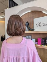 ロアン 福津店(roan) 髪質改善カラーで艶髪ボブ