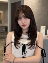 ユーフォリア 新宿通り(Euphoria)&nbsp;ハッシュカットロングレイヤー顔周りカット