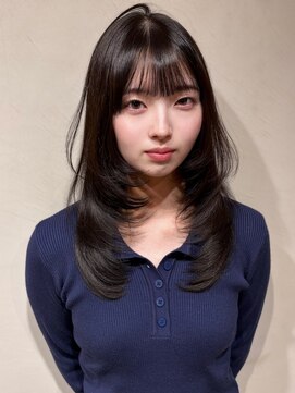 カルマ(KARMA) 地毛風カラーとレイヤーで実習前スタイル