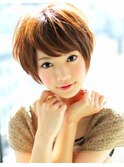 《AFLOATディル裕二朗》小顔カット可愛いショートヘア