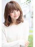 20代30代40代50代小顔カット黒髪ワンレンボブルフネビージュ前髪