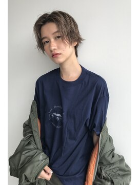 ラグ(log) センターパート×バレイヤージュショート!